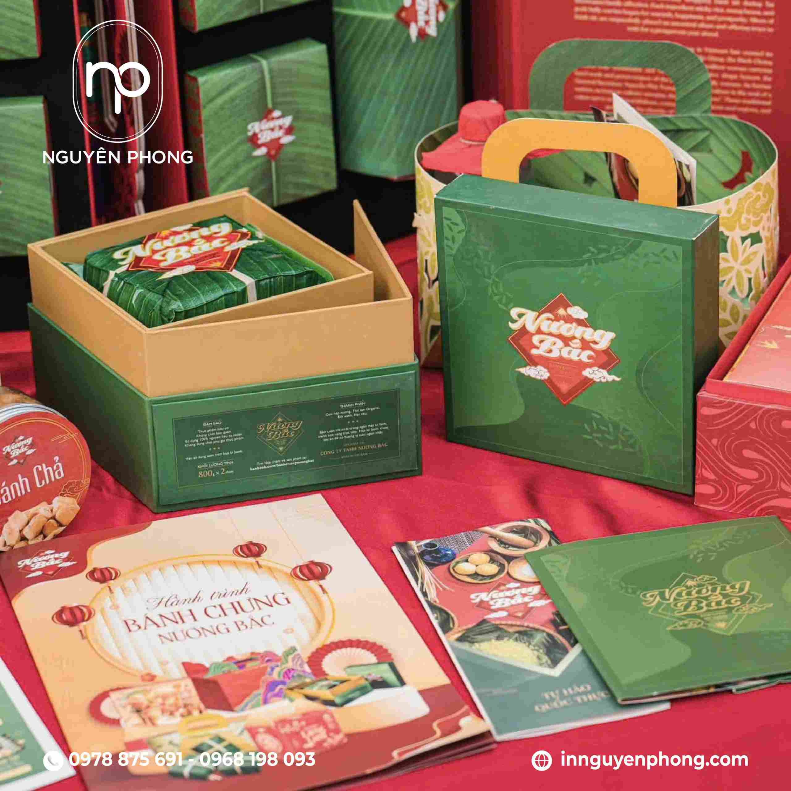 Hộp đựng bánh chưng - Thêm sắc Tết, đậm chất Việt
